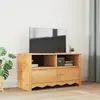 Image de vidaXL Meuble TV Drammen Chêne 99 x 43 x 55 cm Bois de pin massif
