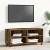 Image de vidaXL Meuble TV 90 x 35 x 40,5 cm Marron Bois d'ingénierie