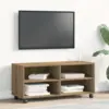 Image de vidaXL Meuble TV Marron 90 x 35 x 40,5 cm Bois d'ingénierie