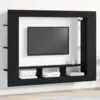 Image de vidaXL Meuble TV Chêne noir 152 x 22 x 113 cm Bois d'ingénierie