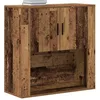 Image de vidaXL Meuble mural Bois Ancien 80 x 33 x 80 cm Bois d'ingénierie