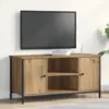 Image de vidaXL Meuble TV chêne artisanal 100 x 40 x 50 cm Bois d'ingénierie