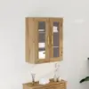 Image de vidaXL Meuble mural Chêne artisanal 69,5 x 34 x 90 cm