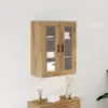 Image de vidaXL Meuble mural Chêne artisanal 69,5 x 34 x 90 cm