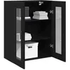 Image de vidaXL Meuble mural Chêne noir 69,5 x 34 x 90 cm Bois d'ingénierie