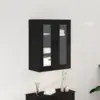 Image de vidaXL Meuble mural Chêne noir 69,5 x 34 x 90 cm Bois d'ingénierie