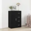 Image de vidaXL Buffet Chêne noir 60 x 31 x 84 cm Bois d'ingénierie