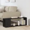 Image de vidaXL Ensemble meuble TV 100 x 24 x 63 cm Noir Bois d'ingénierie