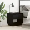 Image de vidaXL Table de nuit Chêne noir 45 x 34 x 44 cm Bois d'ingénierie