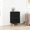 Image de vidaXL Cabinet de chevet Chêne noir 40 x 35 x 70 cm Bois d'ingénierie