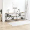 Image de vidaXL Table console Chêne artisan 200 x 30 x 75 cm Bois d'ingénierie
