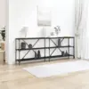 Image de vidaXL Table console Chêne noir 200 x 30 x 75 cm Bois d'ingénierie