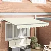 Image de vidaXL Auvent Rétractable Crème 250 x 200 cm tissu