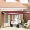 Image de vidaXL Cadre d'auvent Bordeaux 350 x 200 cm