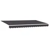 Image de vidaXL Auvent rétractable Anthracite 400 x 200 cm tissu