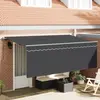 Image de vidaXL Auvent rétractable Anthracite 400 x 200 cm