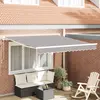 Image de vidaXL Auvent rétractable Gris clair 300 x 250 x 165 cm
