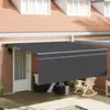 Image de vidaXL Cadre d'auvent Jaune et blanc 350 x 250 cm