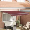 Image de vidaXL Cadre d'auvent Bordeaux 350 x 250 cm