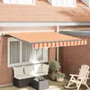 Image de vidaXL Auvent Rétractable Jaune et Orange 350 x 250 cm