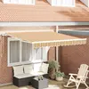 Image de vidaXL Auvent rétractable électrique Multicolore 350 x 250 cm