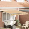 Image de vidaXL Auvent Rétractable Multicolore 350 x 250 cm Tissu et Aluminium