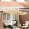 Image de vidaXL Cadre d'auvent Jaune et Gris 350 x 250 cm