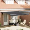 Image de vidaXL Cadre d'auvent Anthracite 400 × 300 cm