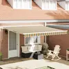 Image de vidaXL Auvent Rétractable Multicolore 400 × 300 cm