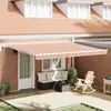 Image de vidaXL Auvent rétractable électrique Multicolore 450 × 300 cm