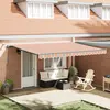 Image de vidaXL Auvent rétractable Multicolore 450 × 300 cm Polyester