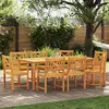 Image de vidaXL Chaise de jardin 8 pcs 56 x 56 x 90 cm Bois d'Acacia Massif