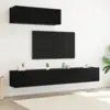 Image de vidaXL Ensemble meuble TV 3 pcs Chêne noir Bois d'ingénierie