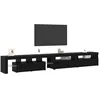 Image de vidaXL Meuble TV 3 pc Chêne noir Bois d'ingénierie