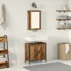 Image de vidaXL Ensemble de mobilier de salle de bain 2 pièces Marron