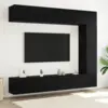 Image de vidaXL Ensemble meuble TV 5 pcs Chêne noir Bois d'ingénierie