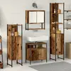 Image de vidaXL Ensemble de mobilier de salle de bain 4 pcs Bois ancien