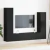 Image de vidaXL Ensemble meuble TV 6 pcs Chêne noir Bois d'ingénierie