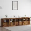 Image de vidaXL Buffet LED Bois ancien 283 x 37 x 67 cm Bois d'ingénierie
