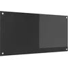 Image de vidaXL Crédence de cuisine Gris foncé 100 x 50 cm verre trempé, Crédence en verre moderne, résistante à la chaleur, style chic, facile à installer, parfaite pour votre cuisine