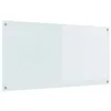 Image de vidaXL Crédence de cuisine Blanc 120 x 60 cm verre trempé
