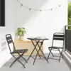 Image de vidaXL Chaise de jardin pliante 2 pcs Anthracite 42 x 52 x 82 cm