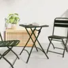Image de vidaXL Table bistrot Vert foncé 55 x 55 x 72,5 cm