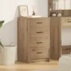 Image de vidaXL Buffet chêne artisanal 40 x 41 x 75 cm Bois d'ingénierie