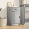 Image de vidaXL Buffet Gris Sonoma 40 x 40.5 x 75 cm Bois d'ingénierie