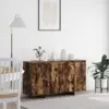 Image de vidaXL Buffet Chêne fumé 135 x 41 x 75 cm Bois d'ingénierie
