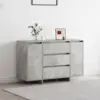 Image de vidaXL Buffet Gris béton 120 x 41 x 75 cm Bois d'ingénierie
