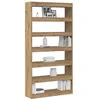 Image de vidaXL Bibliothèque Chêne Artisanal 100 x 30 x 198 cm, Étagères de bureau modernes, design rectangulaire, bibliothèque autoportante, organisateur et décor pour la maison