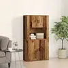 Image de vidaXL Haut Armoire Bois ancien 80 x 33 x 150 cm Bois d'ingénierie