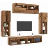 Image de vidaXL Ensemble meuble TV 6 pc Bois ancien Bois d'ingénierie